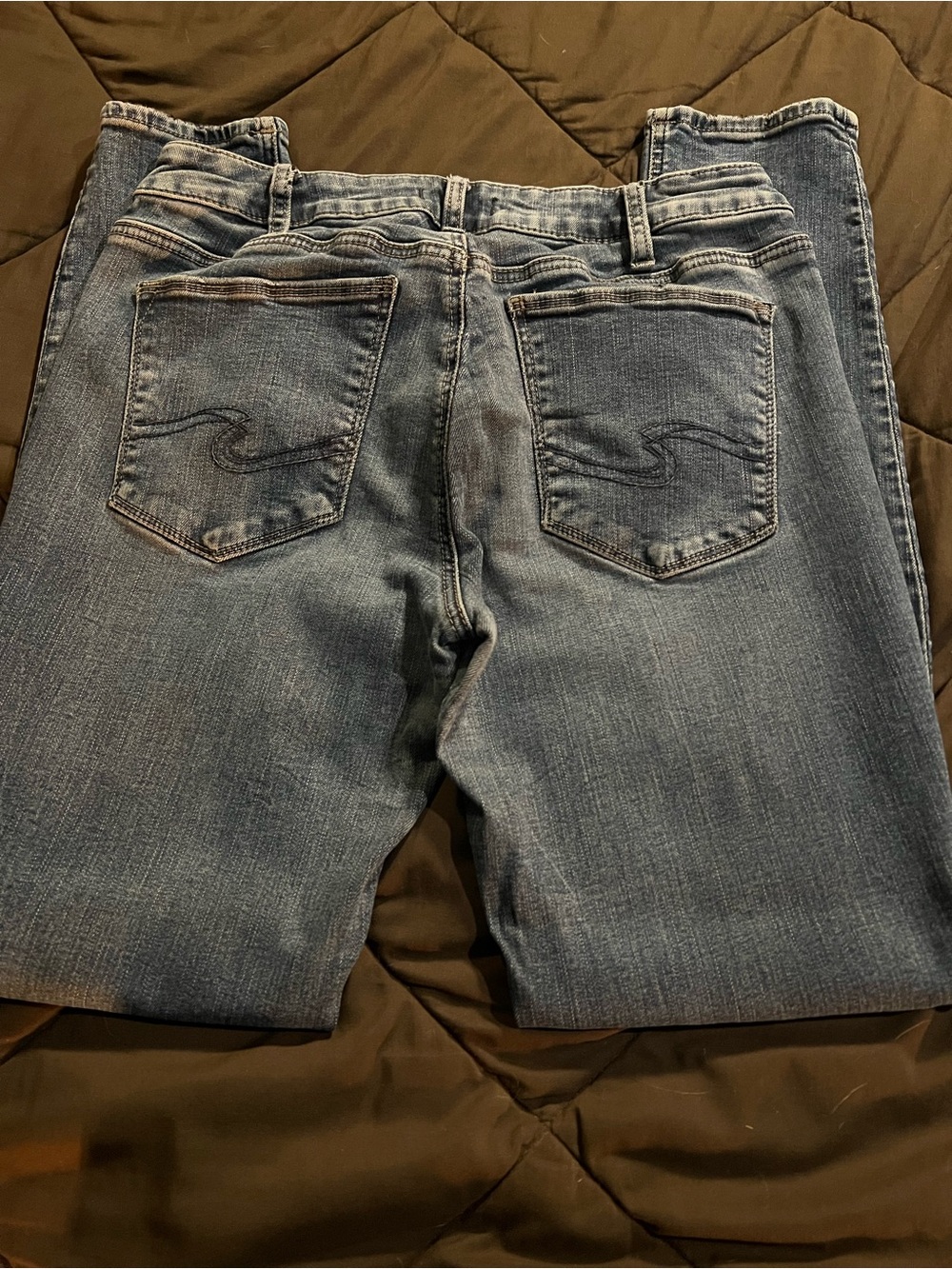 Silver Jeans Dark Blue Denim Skinny Jeans - Picture 2 of 4